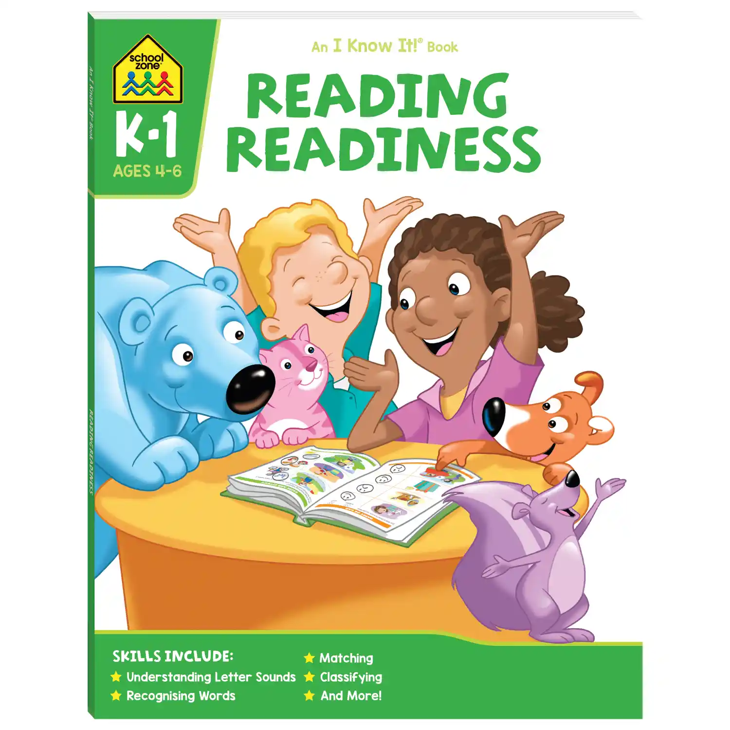 School Zone I Know It Literacy Reading Readiness - Ages 4-6