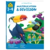 School Zone I Know It Maths Multiplication and Division - Ages 8-10