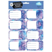 Spencil Book Labels 16 Pack - Cat-a-cosmic