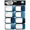 Spencil Book Sticker Labels 16 Pack - Fractal