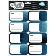 Spencil Book Labels 16 Pack - Fractal
