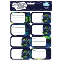 Spencil Book Labels 16 Pack - Mega Wheels