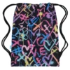 Spencil Drawstring Bag - Hearts and Crosses