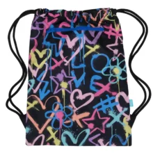 Alternative view of Spencil Drawstring Bag - Hearts and Crosses