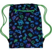 Alternative view of Spencil Drawstring Bag Neon Life Large Swim and Sports Bag 50cm