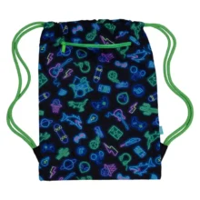 Alternative view of Spencil Drawstring Bag - Neon Life