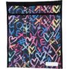 Spencil Extra Large Homework Bag Hearts and Crosses 37cm x 45cm