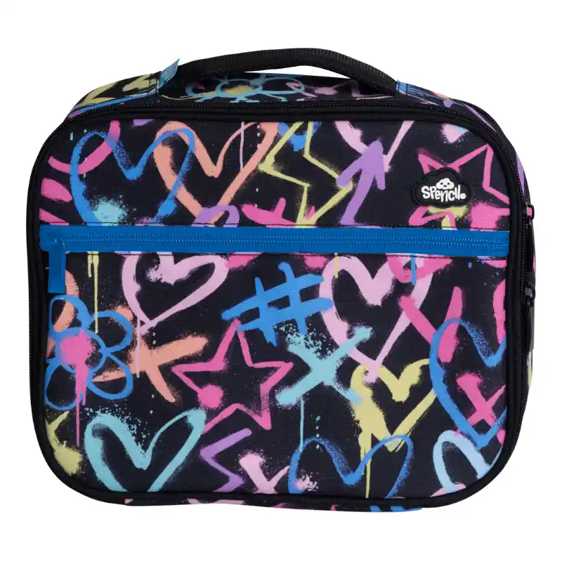 Spencil Lunch Bag Big Cooler - Hearts & Crosses