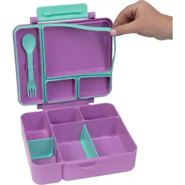 Spencil All In Lunch Box Lilac 5 Spencil All In Lunch Box Lilac - Image 5