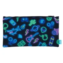 Spencil Pencil Case Twin Zip - Neon Life