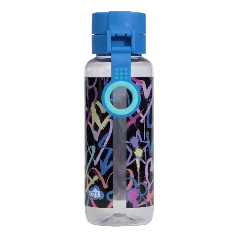 Spencil Water Bottle 650ml - Hearts and Crosses - Image 4