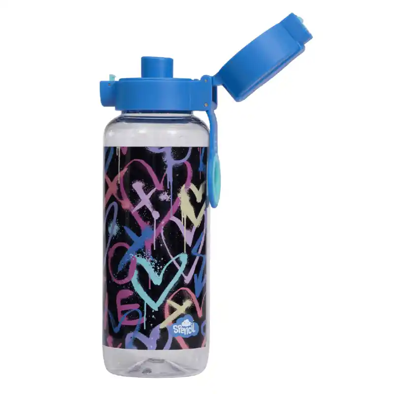 Spencil Water Bottle 650ml - Hearts and Crosses - Image 5