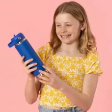 Alternative view of Spencil 650ml Insulated Drink Bottle Azure