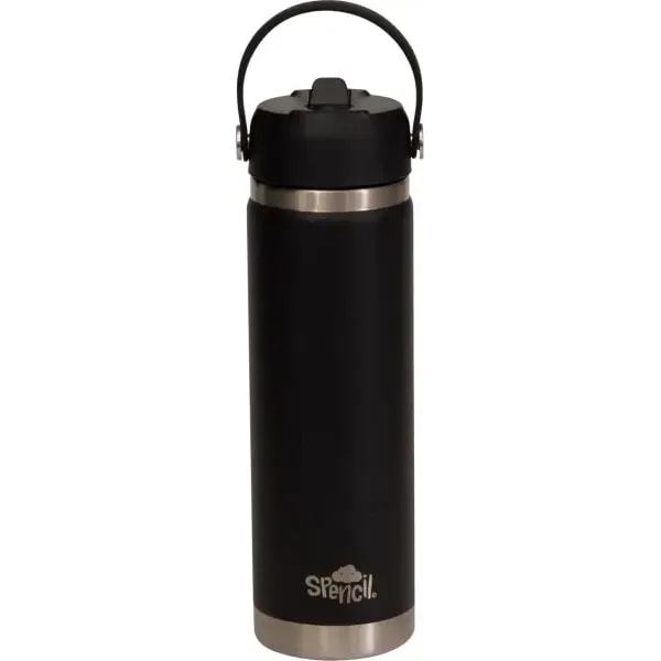 Spencil 650ml Insulated Drink Bottle Black 1 Spencil 650ml Insulated Drink Bottle Black