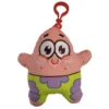 Spongebob Squarepants Soft Toy - Belt Clip 10cm - Patrick Star
