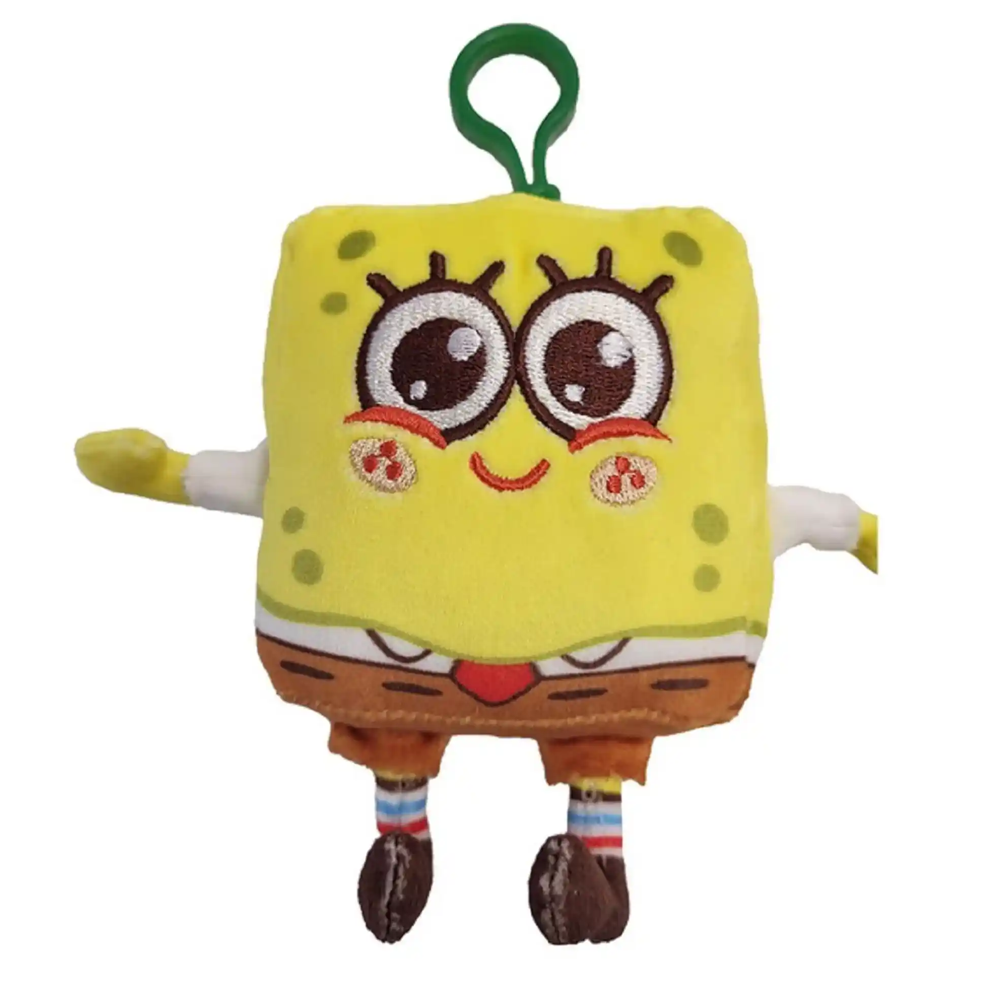 Spongebob Squarepants Soft Toy - Belt Clip 10cm - Spongebob Squarepants