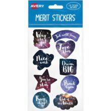 Avery Merit Stickers 36 Pack – Cosmos Theme