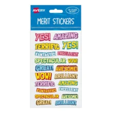 Avery Merit Stickers 80 Pack - Comic