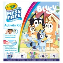 Crayola Colouring Kit - Colour Wonder Activity Kit Bluey 10 Crayola Colouring Kit - Colour Wonder Activity Kit Bluey