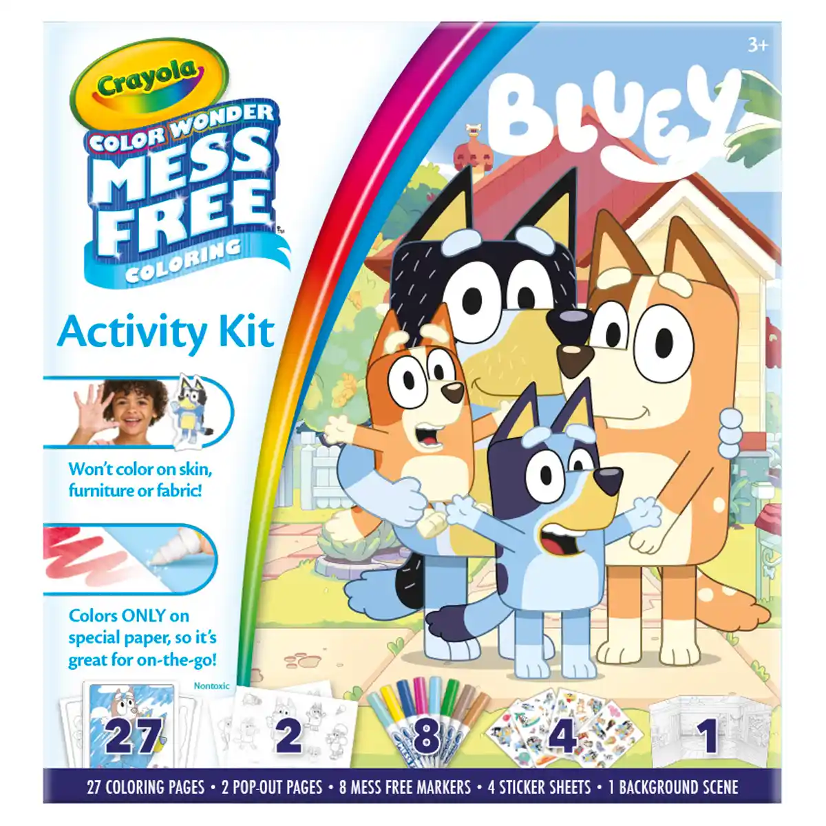 Crayola Colouring Kit - Colour Wonder Activity Kit Bluey 6 Crayola Colouring Kit - Colour Wonder Activity Kit Bluey - Image 4