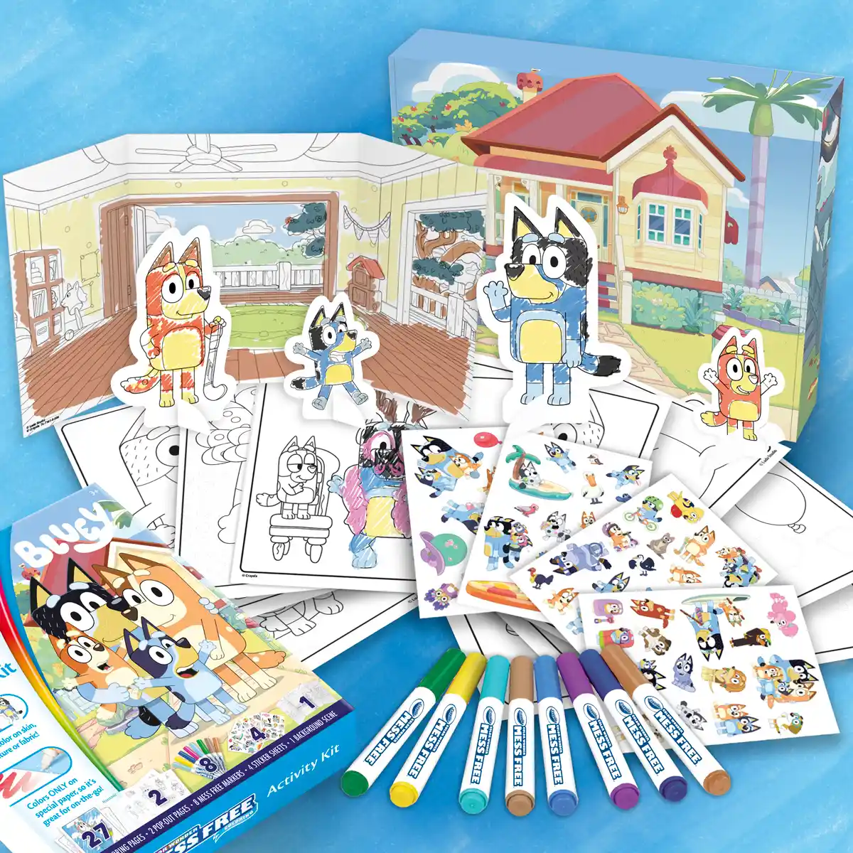 Crayola Colouring Kit - Colour Wonder Activity Kit Bluey 7 Crayola Colouring Kit - Colour Wonder Activity Kit Bluey - Image 5