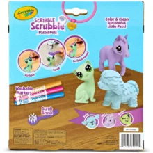 Crayola Craft - Scribble Scrubbie 3 Pack - Pastel Pets
