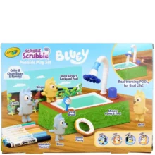 Crayola Craft - Scribble Scrubbie Playset - Bluey Poolside