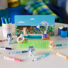 Alternative view of Crayola Craft - Scribble Scrubbie Playset - Bluey Poolside
