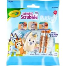 Crayola Scribble Scrubbie Bluey Bingo Single Pack Colour and Wash Pet
