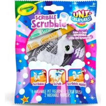 Crayola Scribble Scrubbie UniCreature Olive the Yellow Llama Single Pack Colour and Wash
