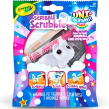 Crayola Craft - Scribble Scrubbie Single Pack - UniCreatures - Violet the Uni-Bear