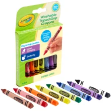 Alternative view of Crayola Crayons - Young Kids Washable Tripod Grip 8Pk