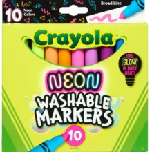 Crayola Markers - Broadline Washable 10 Pack - Neon