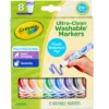 Crayola Markers - Young Kids UltraClean Washable Broadline 8Pk