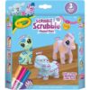 Crayola Scribble Scrubbie 3 Pack Colour and Wash Set Pastel Pets