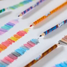 Crayola Coloured Pencils - Full Size 12 Pack - Swirl