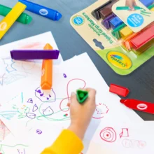 Crayola Markers - Young Kids Washable Tripod Grip 8Pk