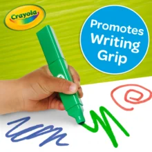 Crayola Markers - Young Kids Washable Tripod Grip 8Pk