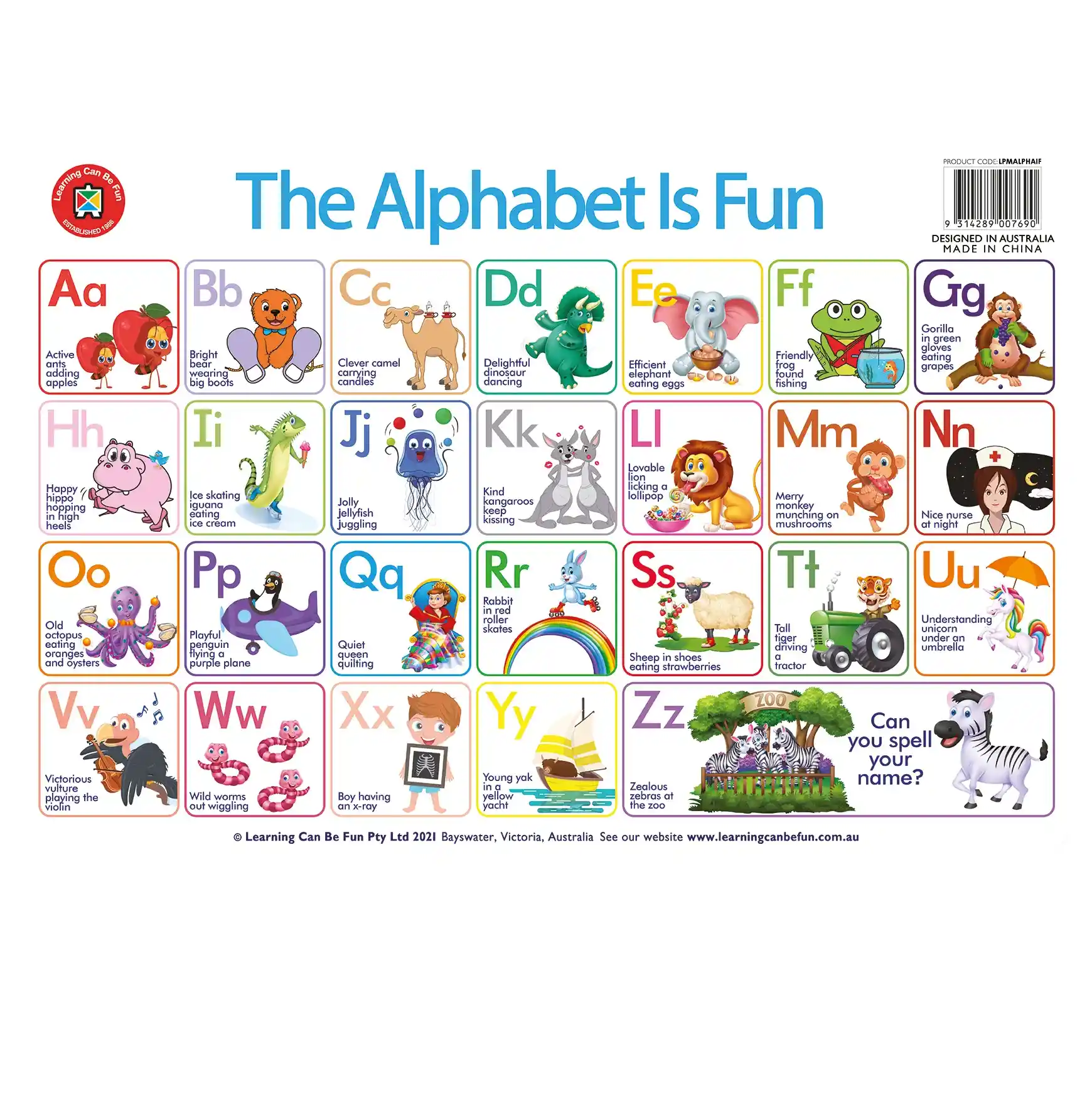 LCBF Practise Mats Alphabet - Image 2