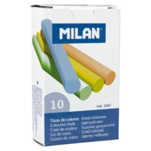 Milan Chalk 10 Pack - Coloured