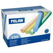 Milan Chalk 100 Pack - Coloured