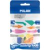 Milan Modelling Tools Set 10 Piece Clay and Dough Tool Kit
