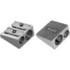 Milan Pencil Sharpener Aluminium Double Hole