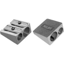 Milan Pencil Sharpener Aluminium Double Hole