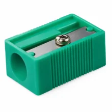 Milan Pencil Sharpener Single Hole Plastic - Green