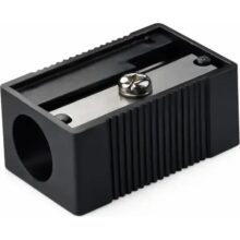 Milan Single Hole Pencil Sharpener Black