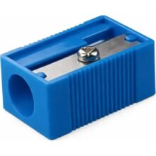 Milan Single Hole Pencil Sharpener Blue