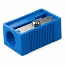 Milan Pencil Sharpener Single Hole Plastic - Blue