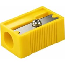 Milan Single Hole Pencil Sharpener Yellow