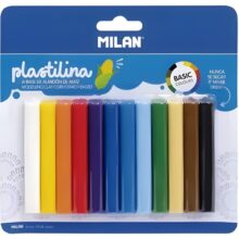 Milan Plastilina Modelling Clay 12 Colours Set